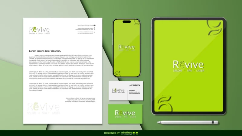 Revive Beauty Spa branding services by Mindshare Consulting