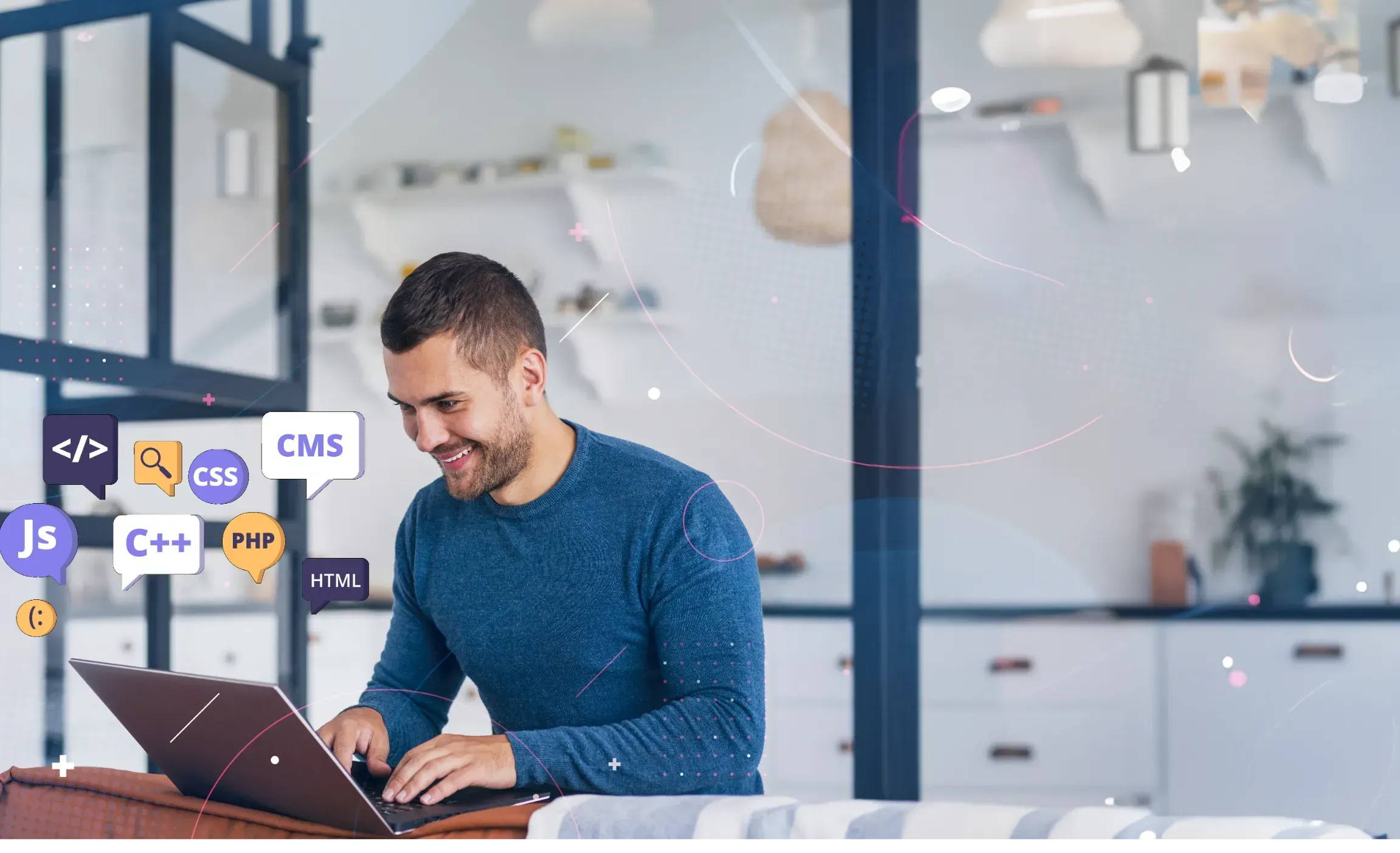 UI UX Representations with laptop