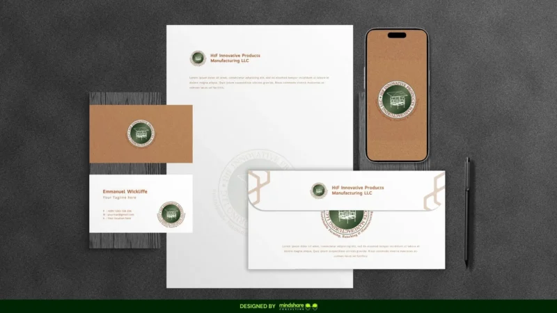 HTF Innovative Products branding solution by Mindshare Consulting Inc