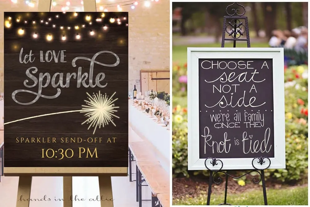 Wedding Signage