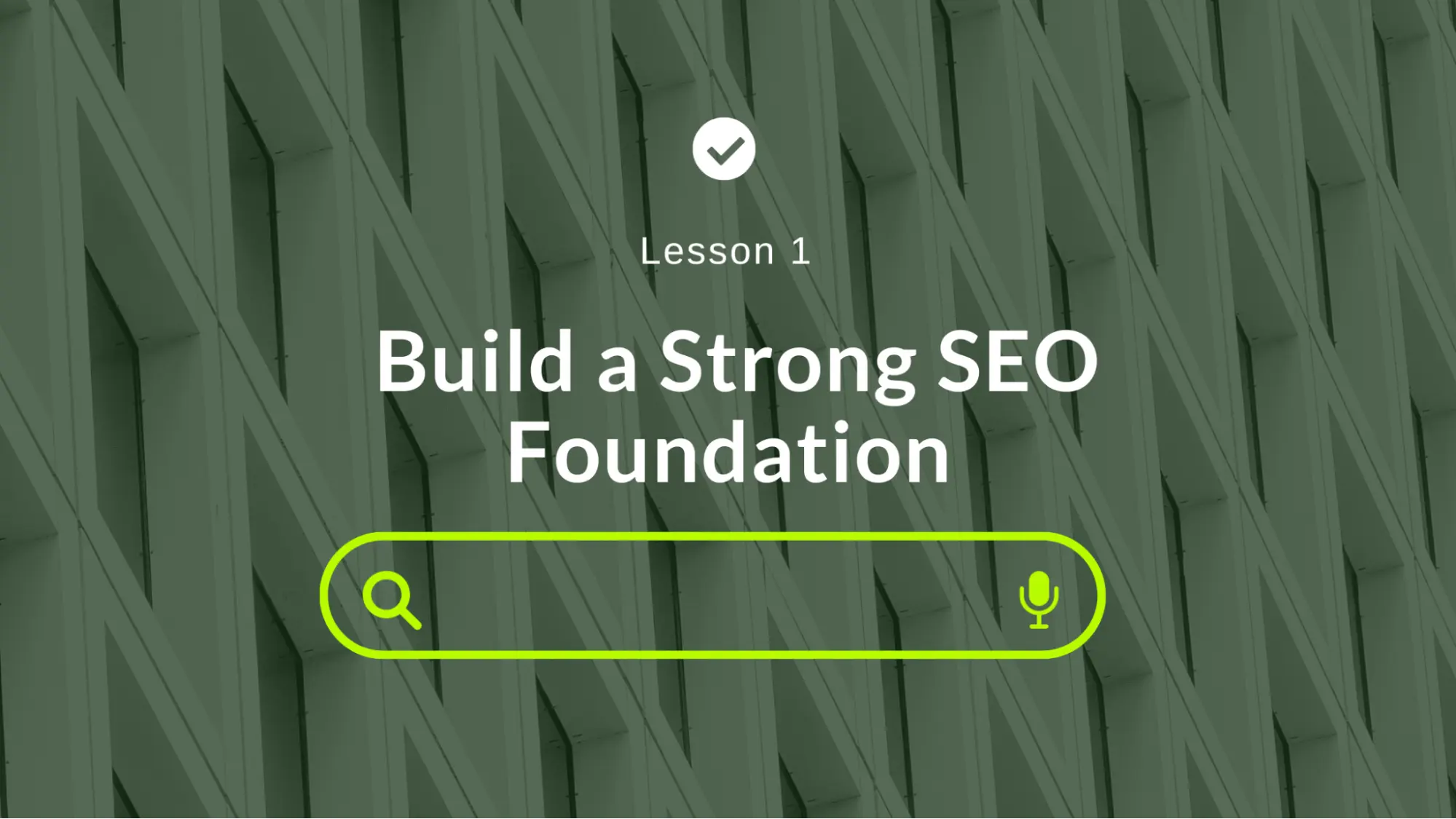 Build a Strong SEO Foundation