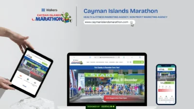 Cayman Islands Marathon website design
