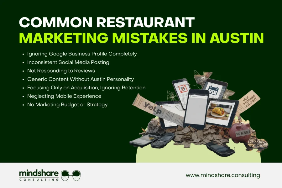 Common Restaurant Marketing Mistakes in Austin