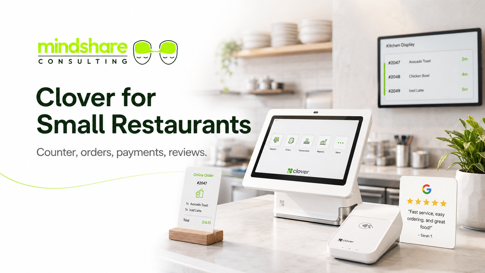 Clover POS setup for Texas restaurants cafes bars and food trucks