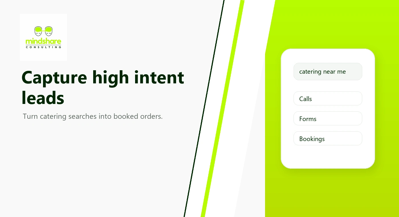 Google Ads for restaurants capturing high-intent calls, form fills, and bookings
