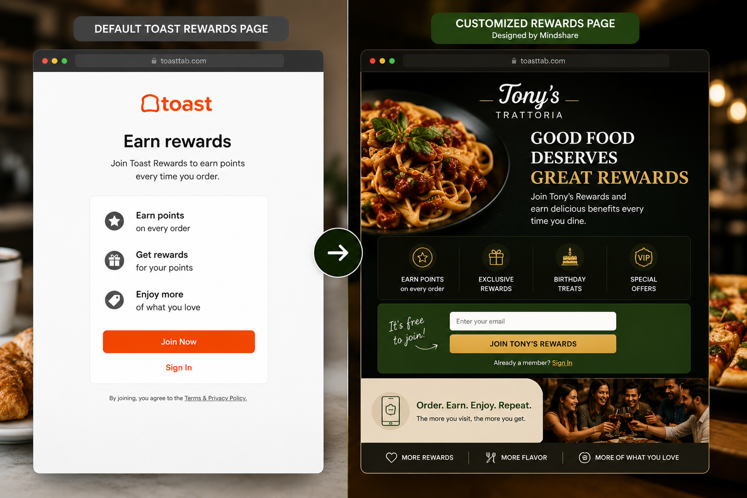 Toast POS Rewards Setup for restaurants by Mindshare Consulting Inc