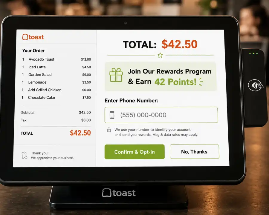 Toast POS Rewards Setup: How to Increase Restaurant Loyalty Signups 3 Activate Tableside Prompting and Protect System Integrity