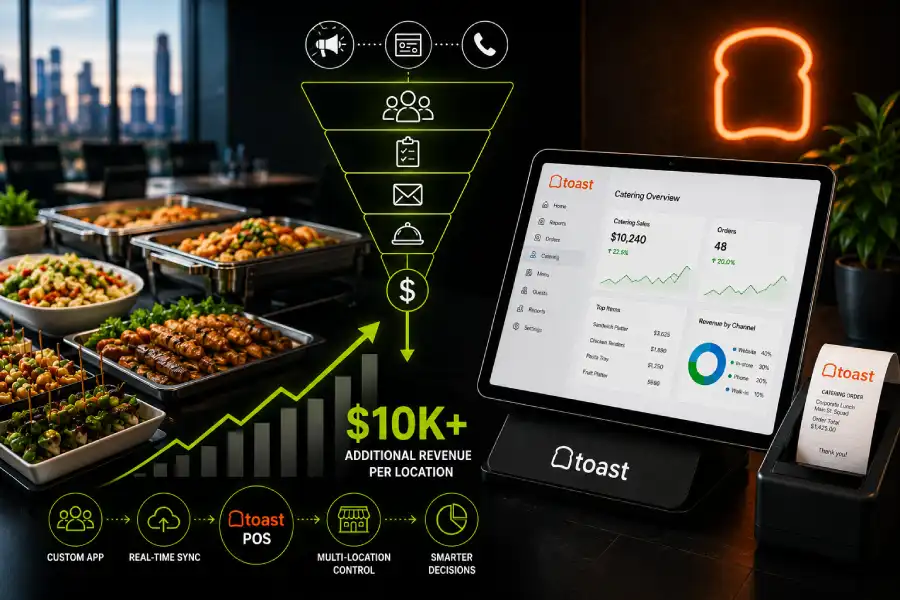 How to Build a $10k/Month Corporate Catering Funnel Using Toast POS