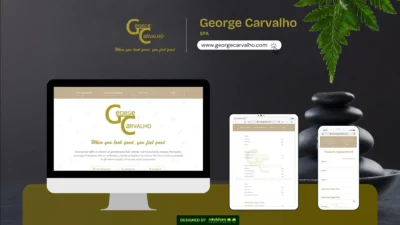 George Carvalho website development project by Mindshare Consulting Inc