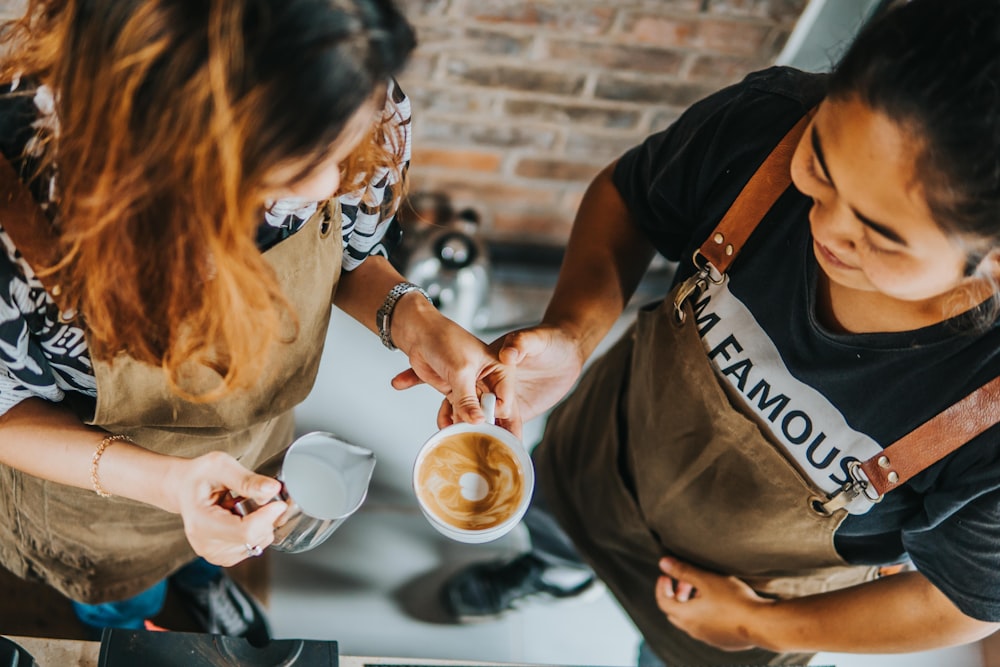 Lightspeed API and Custom Integrations for Restaurants 27 woman in brown t-shirt holding white ceramic mug