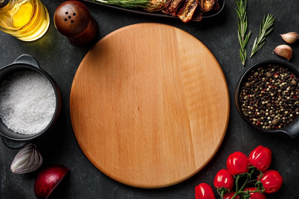 Aloha API and Custom Integrations for Restaurants 26 a wooden cutting board surrounded by various ingredients
