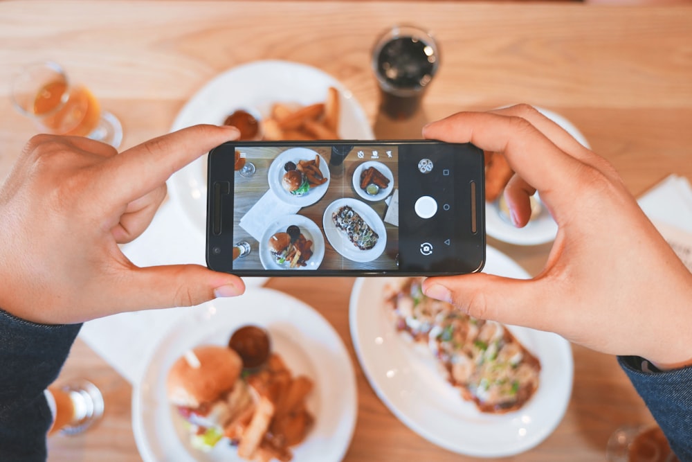 Square Analytics and Reporting for Restaurants 27 person taking picture of the foods