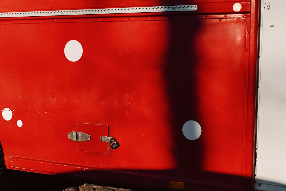 TouchBistro Mobile App Development for Restaurants 26 Red truck with white polka dots and shadows.