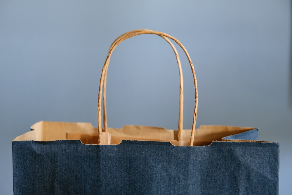 Toast Analytics and Reporting for Restaurants 26 blue and brown tote bag