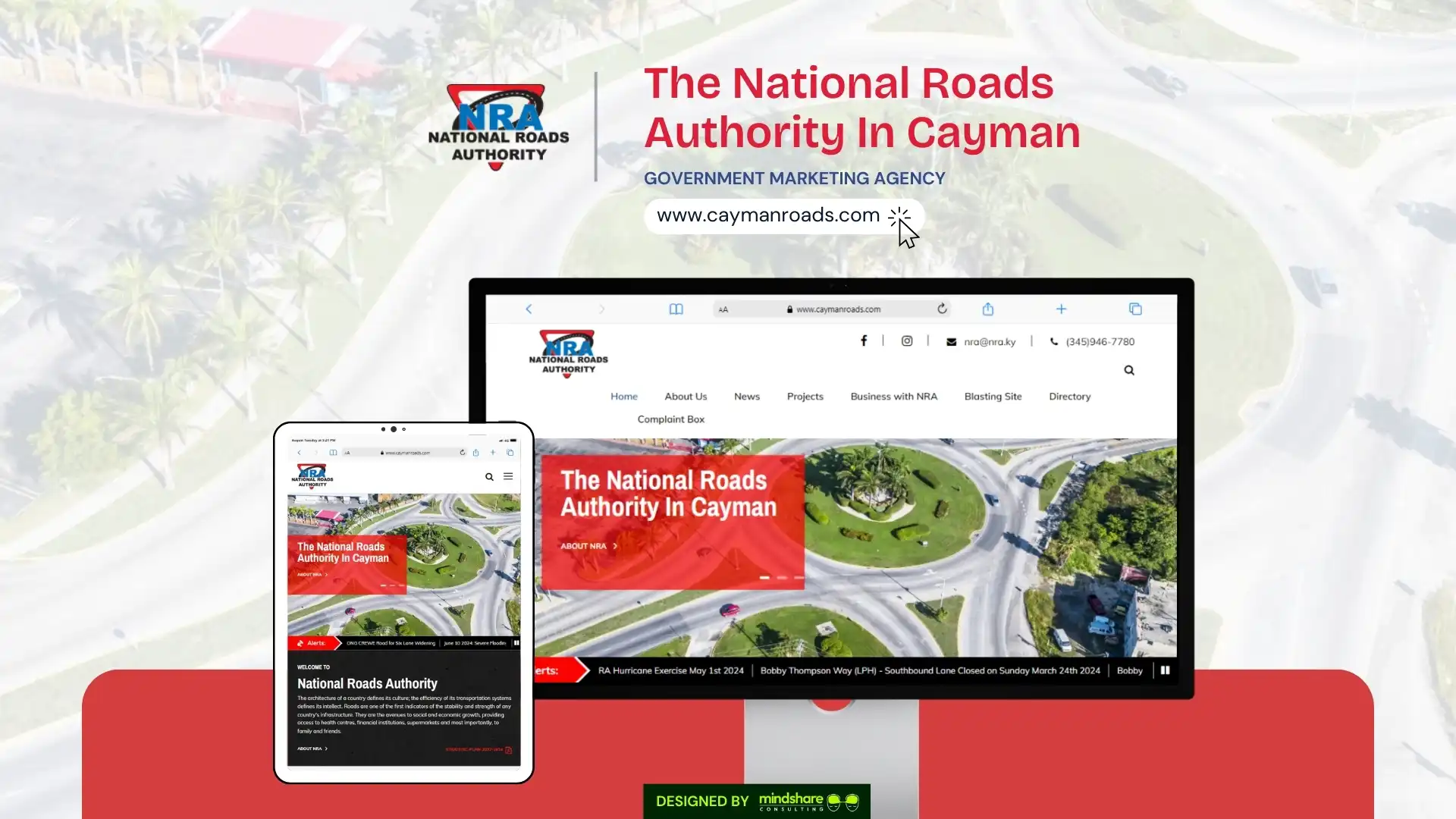 National Roads Authority website by Mindshare Consulting Inc