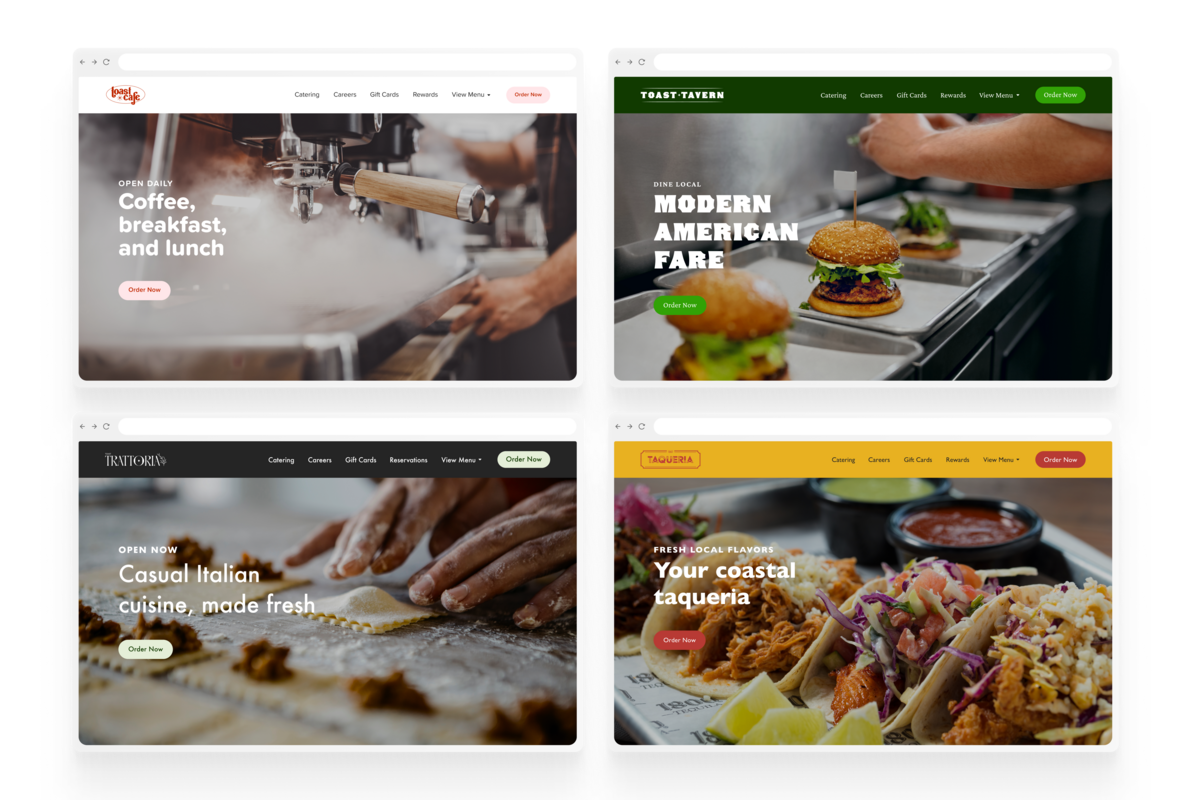 Toast Website Development for Restaurants 37 toast website development product dashboard screenshot 2