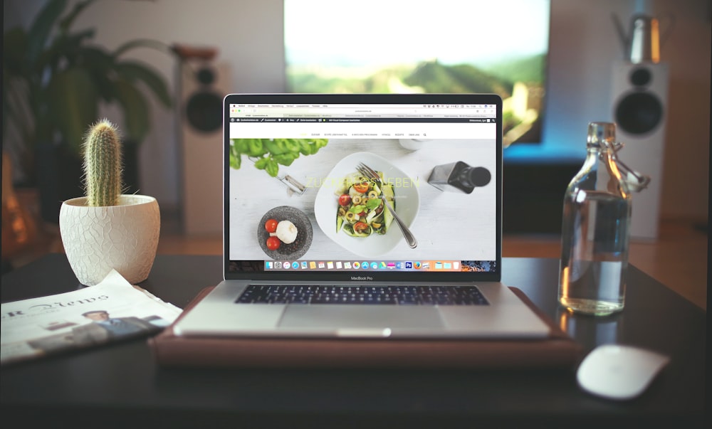 PAR Brink API and Custom Integrations for Restaurants 26 MacBook Pro showing vegetable dish
