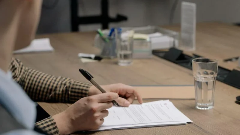 Business owners meeting to choose a marketing agency for their Austin company